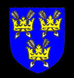 The coat of arms of Saint Edmund's Abbey